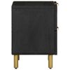 vidaXL Mesa de cabeceira 40x33x46 cm madeira de mangueira maci&ccedil;a preto