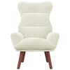 vidaXL poltrona Creme 69 x 74 x 93 cm Veludo