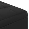 vidaXL Banqueta com almofada Preto 60 x 60 x 45 cm Couro sint&eacute;tico