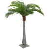 vidaXL Palmeira artificial 15 folhas 200 cm verde