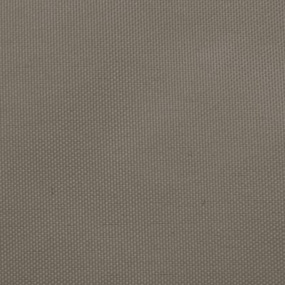 vidaXL Para-sol vela tecido oxford quadrado 6x6 m cinzento-acastanhado