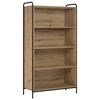 vidaXL Gabinete de Livros 55,5 x 33 x 174 cm Derivados de Madeira