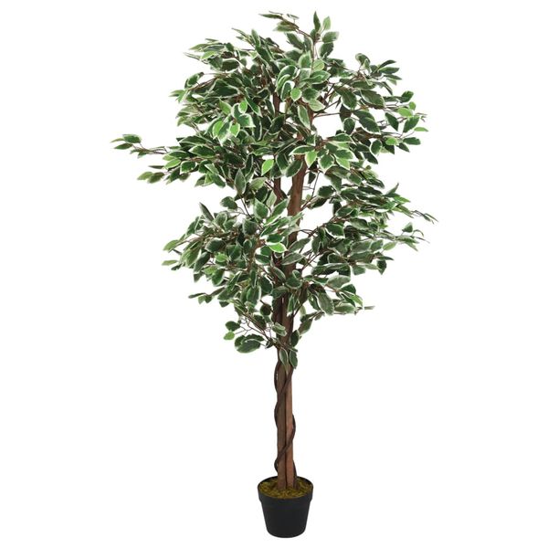 vidaXL Figueira artificial 1008 folhas 180 cm verde