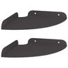 vidaXL Prateleira Flutuante com prateleira 2 pcs Preto 18 x 18 x 2 cm