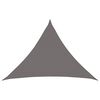 vidaXL Vela de Sombra 7 x 5 x 5 m HDPE Triangular Cinzento-claro