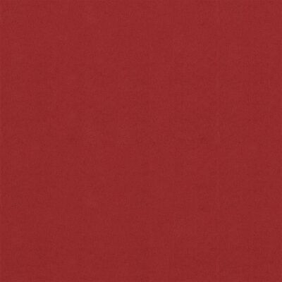 vidaXL Tela de varanda 90x300 cm tecido Oxford vermelho
