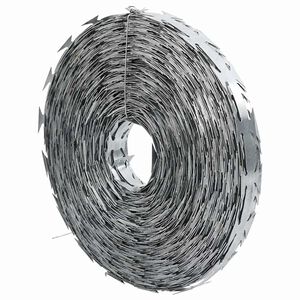 vidaXL Fio L&acirc;mina Prateado 5000 x 1,9 cm A&ccedil;o galvanizado
