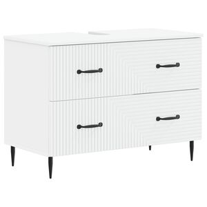 vidaXL Arm&aacute;rio para Pia de Banheiro HAARLEM Branco 82 x 41 x 58,5 cm