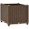 vidaXL Canteiro elevado 40x40x38 cm polipropileno