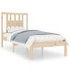 vidaXL Estrutura de cama 90 x 200 cm pinho maci&ccedil;o