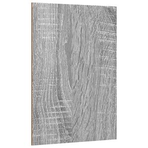 vidaXL Pain&eacute;is de Decora&ccedil;&atilde;o 12 unid. Sonoma cinzento 21 x 30 x 0,27 cm