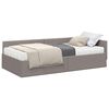 vidaXL Estrutura de Cama de Canto com Colch&atilde;o Outros 2 pcs tecido