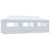 vidaXL Tenda para festas pop-up dobr&aacute;vel c/ 8 paredes 3x9 m branco