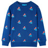 vidaXL Sweatshirt para crian&ccedil;a azul-escuro 104