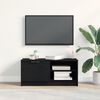 vidaXL Gabinete para TV Carvalho Preto 80 x 35 x 36,5 cm