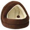 vidaXL Cama para gatos 50x50x45 cm castanho e creme