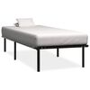 vidaXL Estrutura de cama 100x200 cm metal preto
