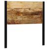 vidaXL Cabeceira de cama 100 cm madeira de mangueira maciça e ferro