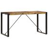vidaXL Mesa de jantar 140x70x75 cm madeira recuperada maciça