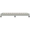 vidaXL Estrutura de cama sem colchão 80x220 cm veludo cinzento-claro