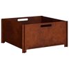 vidaXL Fire Pit Ferro Enferrujado 60 x 60 x 30 cm A&ccedil;o Corten