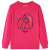 Sweatshirt para crian&ccedil;a rosa-brilhante 116