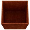 vidaXL Vaso/floreira 52x48x75 cm a&ccedil;o corten