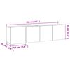 vidaXL M&oacute;veis de parede para TV 2 pcs 80x30x41 cm cinzento cimento
