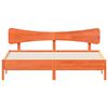 vidaXL Cama sem colch&atilde;o 200x200 cm pinho maci&ccedil;o castanho-mel