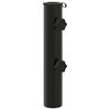 vidaXL Tubo da Base de Guarda-Sol 0.6 kg Preto Ferro for 40-50 mm Pole