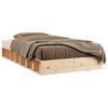 vidaXL Estrutura de cama 100x200 cm madeira maci&ccedil;a