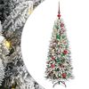 vidaXL &Aacute;rvore de Natal Artificial com 150 LEDs Branco 120 cm