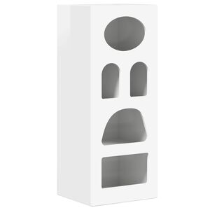 vidaXL Buffet Branco Brilhante 40 x 35 x 100,5 cm Madeira processada