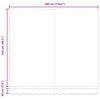 vidaXL Toldo Retr&aacute;til Vermelho e Branco 300 x 250 cm Alum&iacute;nio e Tecido