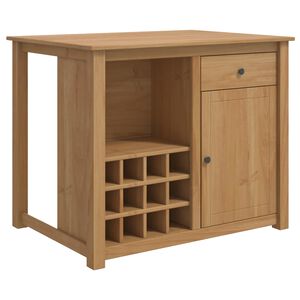 vidaXL Conjunto de Ilha de Cozinha 2 unid. PANAMA Cera de Mel