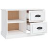 vidaXL M&oacute;vel p/ TV 73x35,5x47,5 cm derivados madeira branco brilhante
