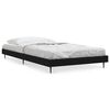 vidaXL Estrutura de cama 100x200 cm derivados de madeira preto