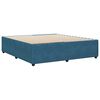 vidaXL Estrutura de cama 200x200 cm veludo azul