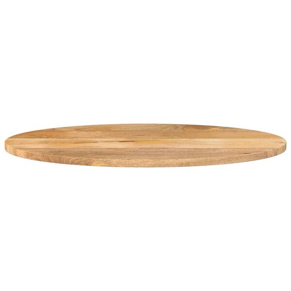 vidaXL Tampo de mesa oval 110x50x2,5 cm madeira de mangueira maci&ccedil;a