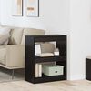 vidaXL Gabinete de Livros Carvalho Preto 60 x 30 x 72 cm