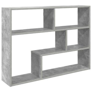 vidaXL Prateleira de Parede Cinzento Cimento 95 x 20 x 69,5 cm