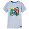 T-shirt para crian&ccedil;a cinzento 128