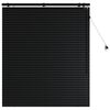 vidaXL Cortina Veneziana Preto 120 x 130 cm 35 mm
