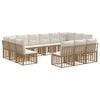 vidaXL Conjunto de Sof&aacute;s para Exterior 13 unid. 13 lugar