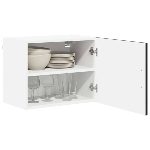 vidaXL Arm&aacute;rio de Cozinha Lucca 2 pcs Preto 50 x 31 x 40 cm