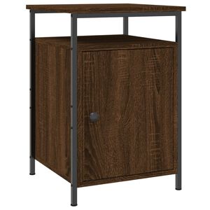 vidaXL Mesa cabeceira 40x42x60 cm derivados madeira carvalho castanho