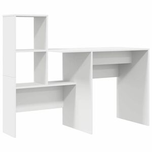 vidaXL Mesa Branco Derivados de Madeira 131,5 x 50 x 106,5 cm