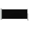 vidaXL Toldo lateral retr&aacute;til para p&aacute;tio 100x300 cm preto