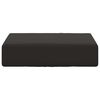 vidaXL Almofada de Assento Externa Preto 40 x 40 x 8 cm 100% Poli&eacute;ster