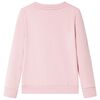 Sweatshirt para crian&ccedil;a cor rosa-claro 116